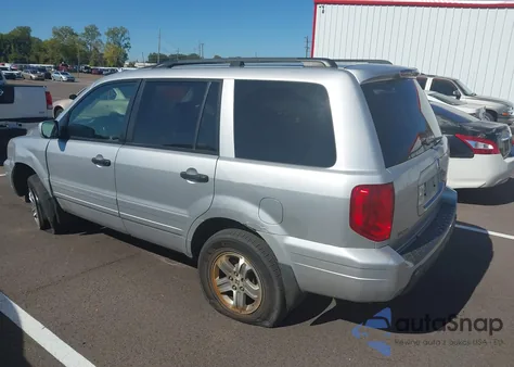 2005 Honda Pilot Ex-L z USA, uszkodzony, nr VIN 2HKYF18515H515848